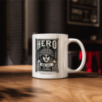 Hero To Be – Book Three | Antique Adventure Premium Ceramic Coffee Mug - Image 2