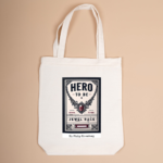 Hero To Be – Book Four | Jewel Race | Premium Canvas Tote Bag