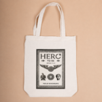 Hero To Be Book Cover Tote Bag – Eco-Friendly Canvas Bag